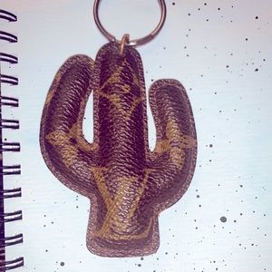 LV cactus keychain